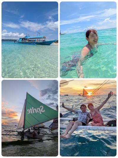 3泊4日美しすぎるビーチのとりこボラカイ島の旅②アイランドホッピングとサンセットセーリング