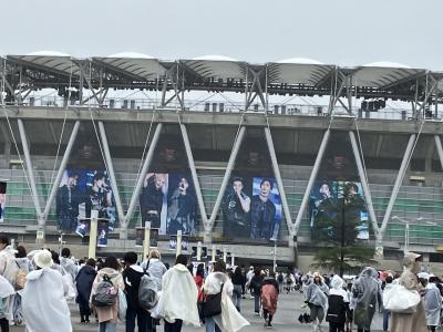 初めてのエコパスタジアムへ　ストレイキッズのライブ