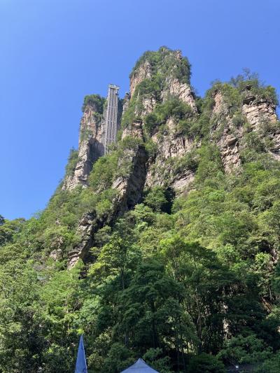 ④ 3日目am 世界一の屋外「百龍エレベーター」と袁家界風景区ハイキング