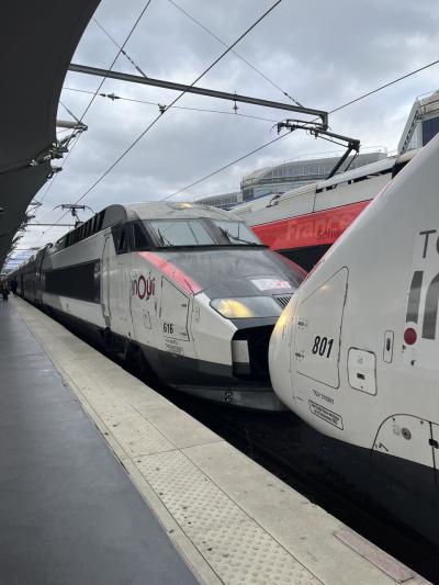 卒業旅行inヨーロッパ Day5 #7(バルセロナ～パリ電車旅)