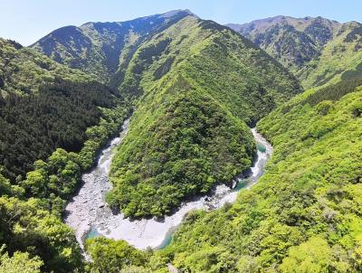 四国ツーリング　十一日目　三好市　大歩危・小歩危・祖谷渓をめぐって
