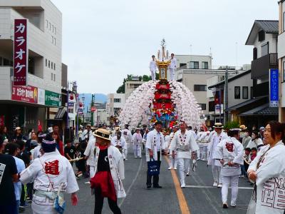 秩父祭り屋台・川瀬祭り花鉾　同時展開