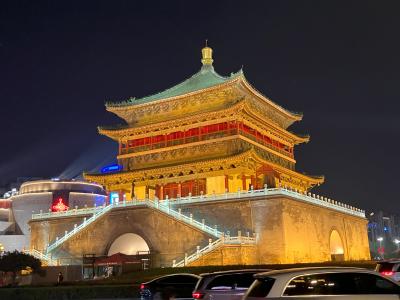 西安・敦煌・トルファン・ウルムチ2025　その２　～西安(青龍寺、大雁塔、鐘楼、大唐不夜城、城壁)～