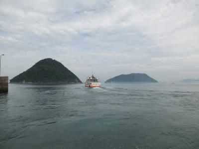 週一便四国と本州を結ぶ接続航路、香川多度津から岡山笠岡ローカル汽船ツアー