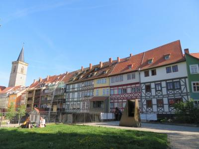 心の安らぎ旅行（2025年もドイツへ！２日目 Erfrut クレーマー橋に立つ家々♪ Part19）