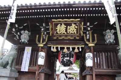 博多っ子が一番燃える博多祇園山笠が奉納される櫛田神社参拝
