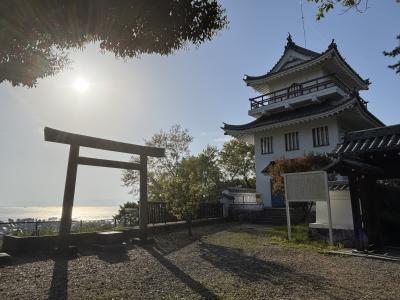 90歳の母を連れて愛知へ。⑮知多半島の高砂山からセントレアを眺めてから大野城跡に寄って、名古屋東急ホテルに戻り、最後に鰻の夕飯。