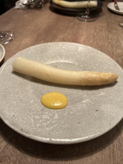 Asperge Blancheでホワイトアスパラガス食べた＼(^o^)／　2025 皐月のグルメ備忘録