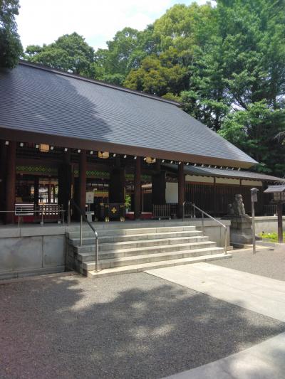 梅雨の前の晴れた日に乃木神社を参拝