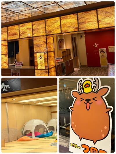 奈良健康ランドで温泉三昧！…ひとり旅編！