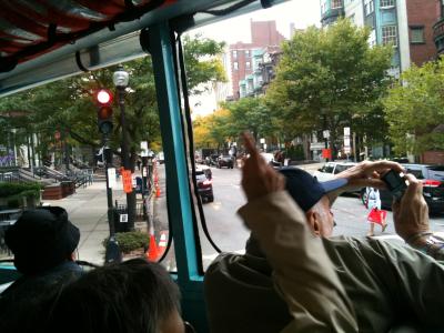 マサチューセッツ州 ボストン(京都市の姉妹都市)　－　ダックツアー(6)　最後は高級ブランド店も並ぶニューベリー通り付近