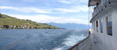 スイス旅行１・２日目　 ヴヴェイ・ローザンヌ　　レマン湖クルーズ