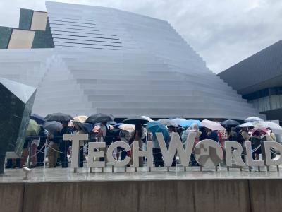 3回目の万博　今日は雨でした