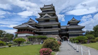 母卒寿お祝い旅行２日目・松本城