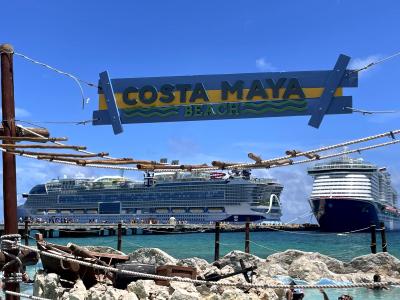 14歳子連れ★初のクルーズ★ロイヤルカリビアン★西カリブ海★5日目 メキシコ コスタマヤ編