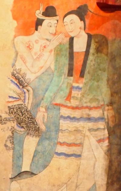 タイのナーンを歩く