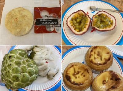 2025年5月 親子3人 高雄・台北 5泊6日　5日目 台湾フルーツでご機嫌な朝食 (´>ω<｀)