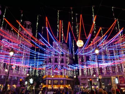 2024年越しマドリード⑤　ほぼ思い付きで行動したマドリードの午後から観光イルミネーションを楽しむ