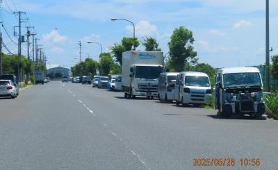 2025 東京港臨海エリアの変わったアート?巡り <③新木場エリア放置車両グラフィティアート>