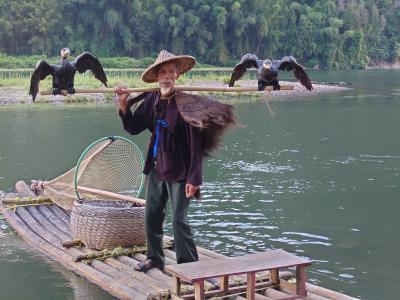 2025年9月 中国桂林旅行 漓江下りと鵜飼い 興坪 陽朔