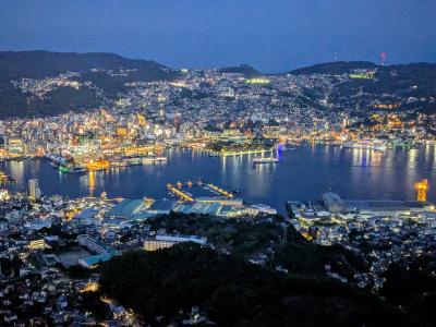 ひょんな事から念願の長崎一人旅.2.初トルコライスand「地上の銀河iｎ長崎」稲佐山へ。