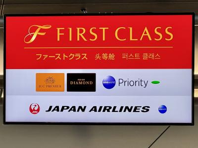 ニューヨーク旅日記 最終目 帰国便はファーストクラス