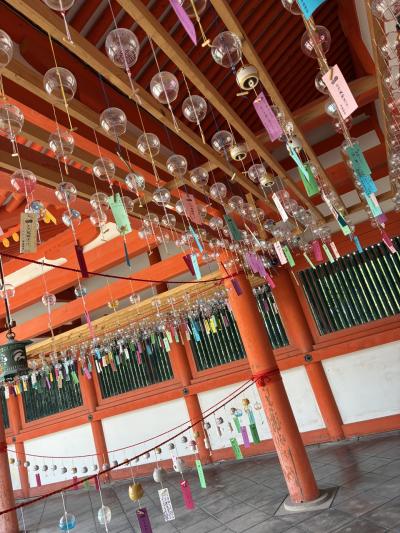 平安神宮で七夕風鈴まつりを見て、熱海の温泉も…ひとり旅！