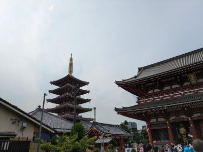 浅草プチ観光とグルメ