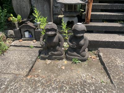 河童伝説のお寺・曹源寺に行く。銭湯も入りたかった。