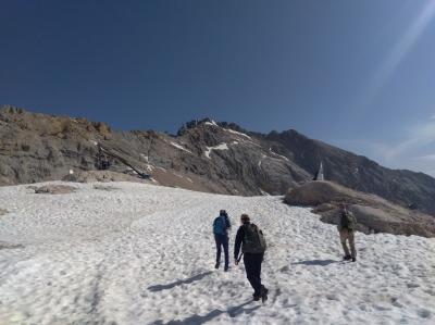 ドイツ最高峰　ツークシュピッツに登る