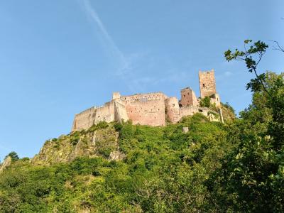 丘の上の古城　サントゥルリッシュ城へハイキング
