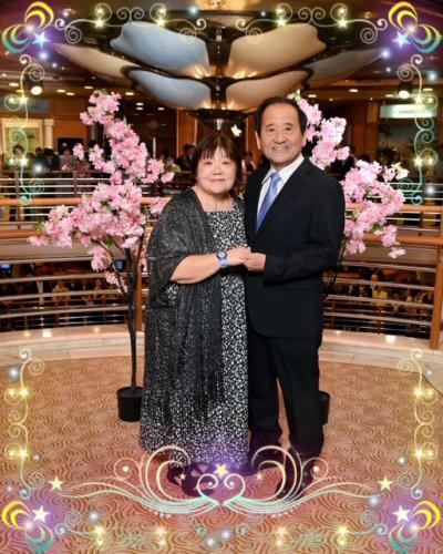 ２０２５年「２人合わせて１４２歳　５年越しのダイヤモンドプリンセス　クルーズの旅」２日、３日目