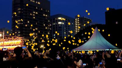 横浜七夕祭り in 山下公園 スカイランタン