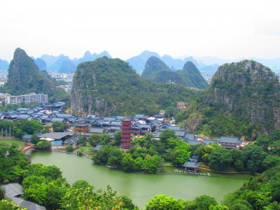 やっとビザ免除の中国へ 桂林・陽朔・龍勝 5日間ツアー ①桂林市内