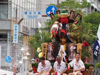 豪快！2025年 博多祇園山笠    7月13日は『集団山笠見せ』