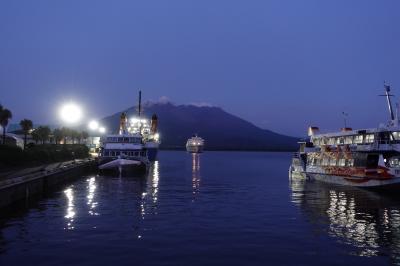 20250714-2 鹿児島 川内から鹿児島到着。泊まりはトマルビルのホステルトマル→晩酌は鹿児島王将中町店→徘徊は鹿児島港の船着場