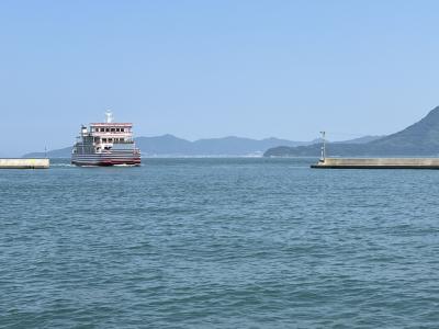 20250629 瀬戸内海の女木島で毎年開催される「MEGIめきめき」の讃岐和三盆教室へ行って来ました