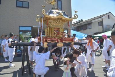 酷暑の祇園まつり、笠鉾巡行&神輿は大変だ