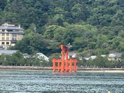 厳島神社　原爆ドーム　岡山県倉敷散策