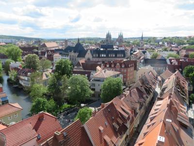 心の安らぎ旅行（2025年もドイツへ！6日目 ♪ Erfurt ♪Agidienkirche 教会の塔から見える風景♪ Part57）