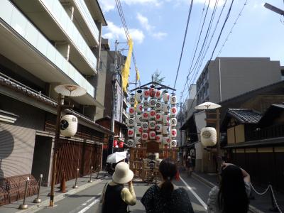祇園祭(後祭り)へ行ってきました。