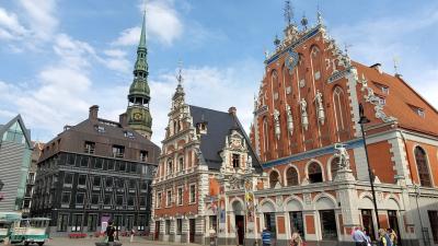 2023.6 ラトビア&エストニア＋フィンランド９話タリンからリガにバス移動して観光してフランクフルト経由で帰国