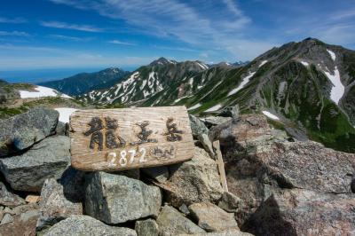 龍王岳と雷鳥、立山4日間②、龍王岳編。
