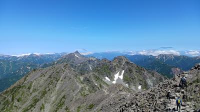 涸沢から穂高岳を巡る