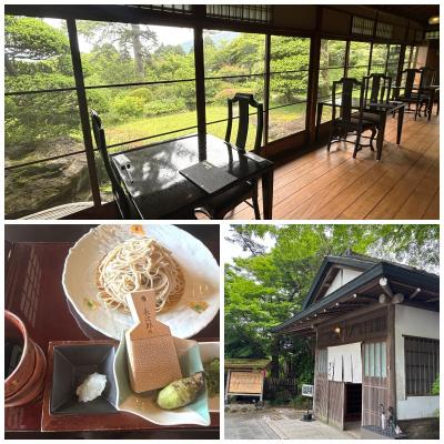 90歳の母を連れて6月の箱根へ。①小涌谷でお蕎麦のランチ。。。