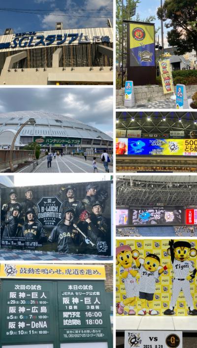 プロ野球2025シーズン Ver.4(8月 名古屋遠征vs中日、京セラvs中日、甲子園vs巨人、SGL 編)