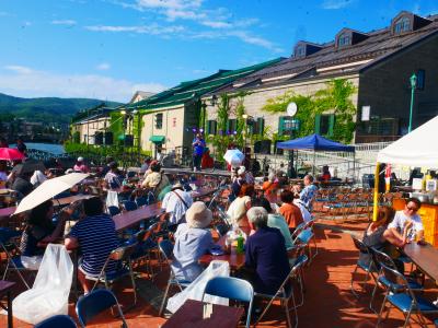 酷暑の小樽を歩く