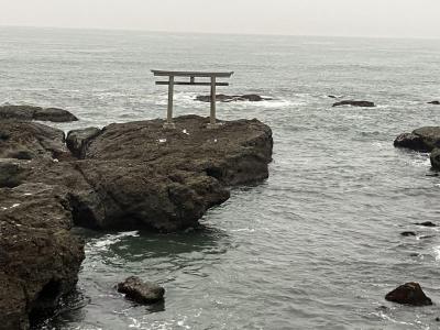 茨城観光 6日間 5日目 大洗 神磯の鳥居 筑波山