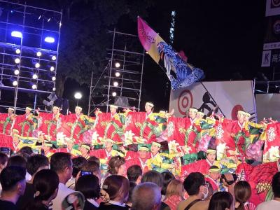 よさこい祭りと阿波踊りに行って来ました♪　（よさこい編）