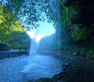 25年夏　鹿児島　神川大滝公園から雄川の滝 滝壺展望所 遊歩道へ行きました。